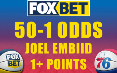 Bet $1, Win $50 On Joel Embiid To Score This Week at FOX Bet